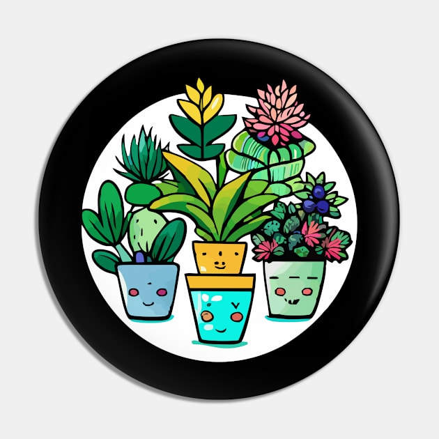 Plant Parent Club Pin by levelsart