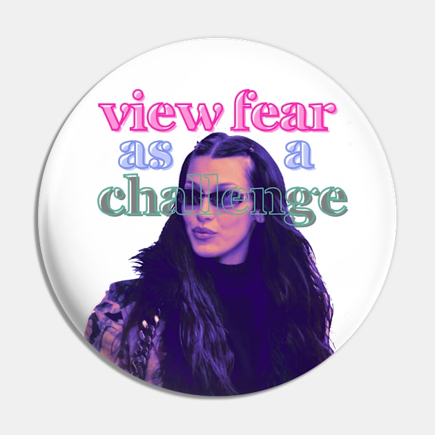 Bella Hadid View Fear As A Challenge Pin by MoisyDesign