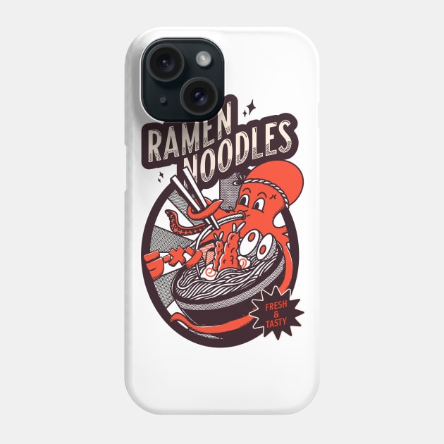 Ramen Squid Phone Case by Skilline