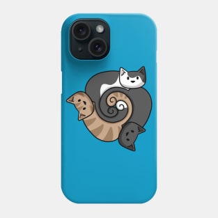 Cats With Spiral Tails Phone Case