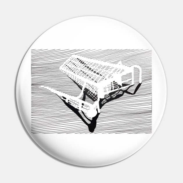 Sinking Shopping Cart Pin by NorthOfLongIsland