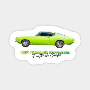 1967 Plymouth Barracuda Fastback Coupe Magnet