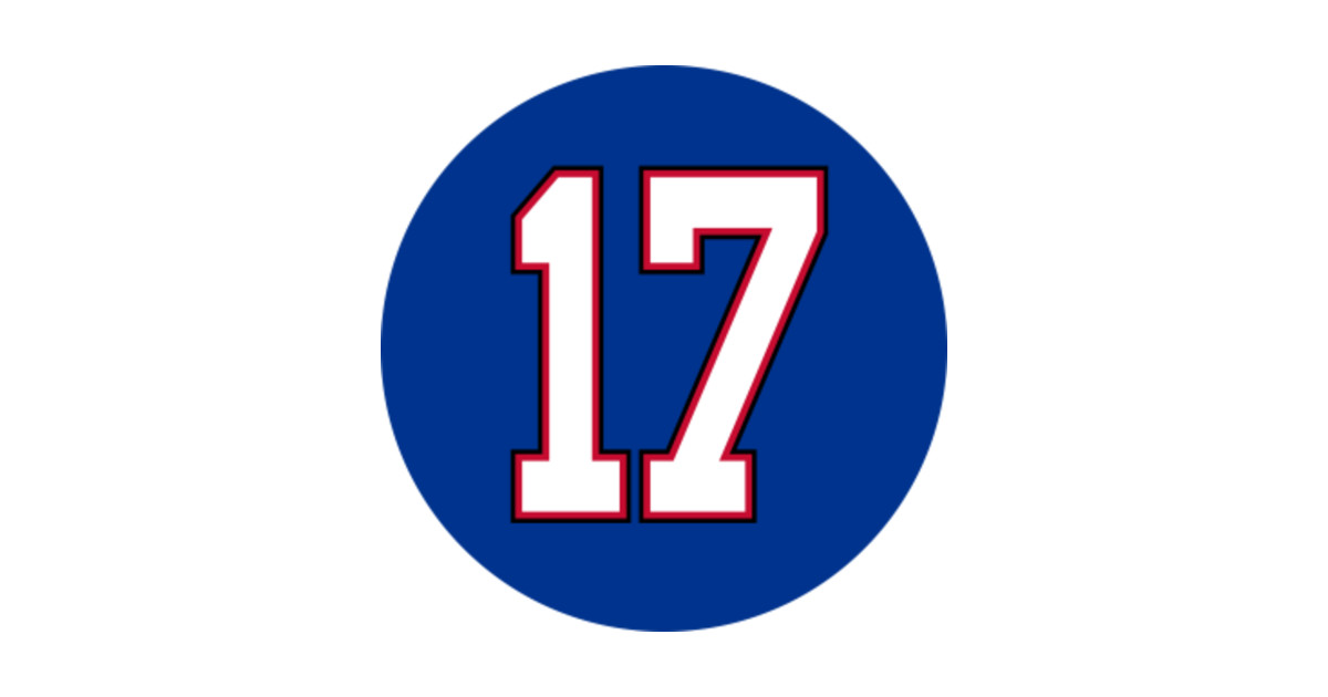 Josh Allen Buffalo Bills Number 17 Jersey Inspired - Buffalo Bills
