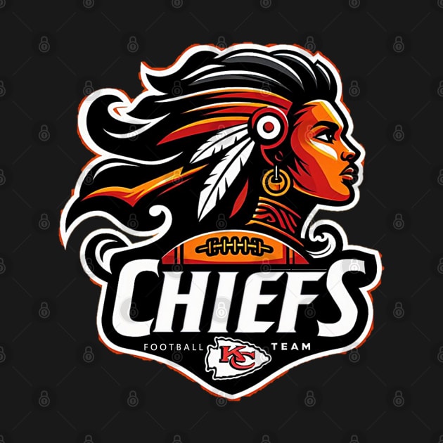 kc chiefs team player by AOAOCreation