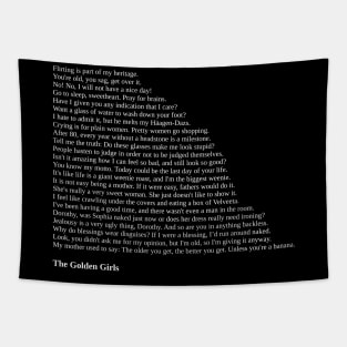 The Golden Girls Quotes Tapestry