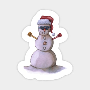 Stephanne The Sandman Snowman Magnet