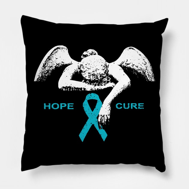 Substance Abuse Awareness Hope Cure Pillow by KHANH HUYEN