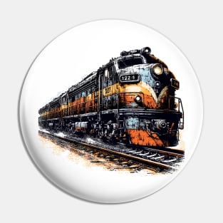 Diesel locomotive Pin