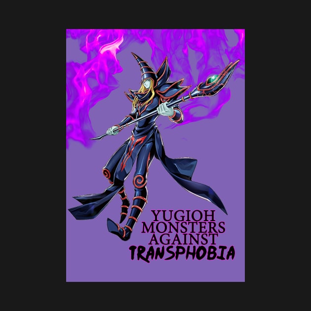 Dark Magican says NO TRANSPHOBIA LADS by keiraillu