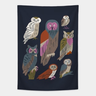 Owl Friends Tapestry