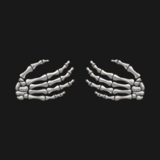 skeleton hands, halloween sticker T-Shirt