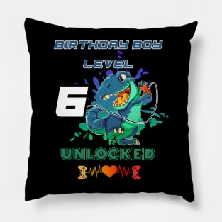 Birthday Boy Level 6 Unlocked Pillow