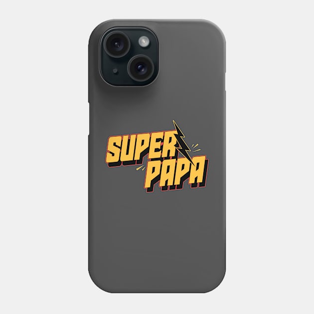 Super Papa Phone Case by Andreeastore  