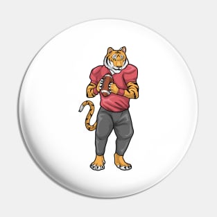 Tiger American Football Pin