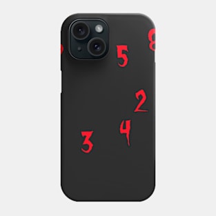 Numbers Phone Case