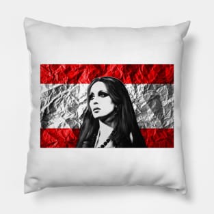 Fairouz lebanon Pillow