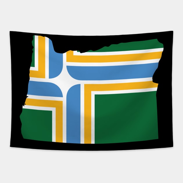 Portland Flag Tapestry by Your City Gear