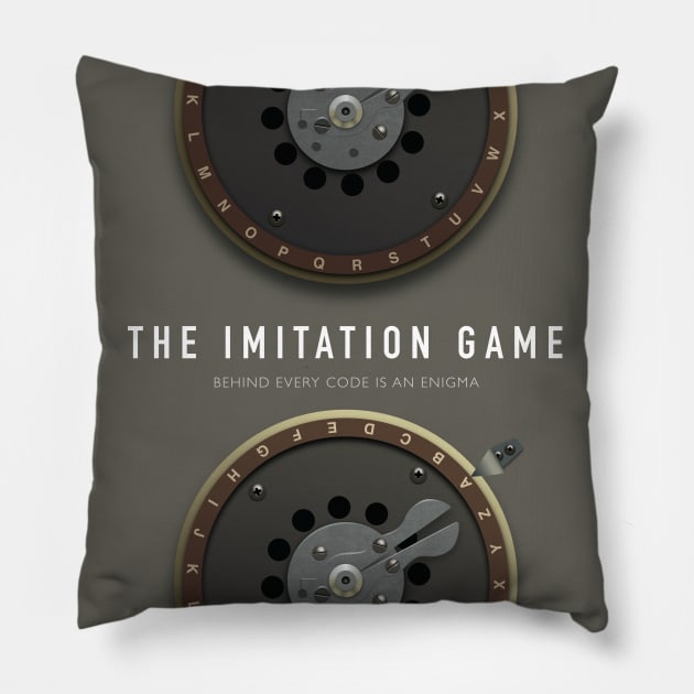 The Imitation Game - Alternative Movie Poster Pillow by MoviePosterBoy