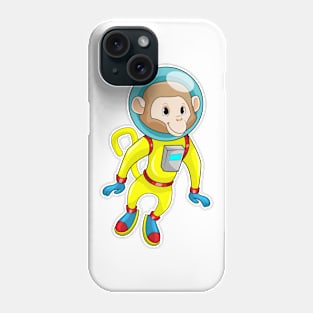 Monkey as Astronaut Phone Case