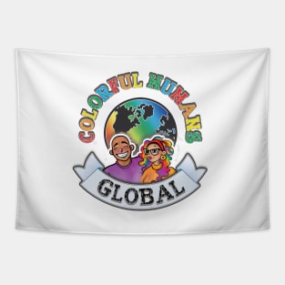 Colorful Humans Global Tapestry
