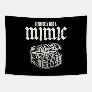 Definitely Not A Mimic. Funny Tabletop RPG Quote Tapestry