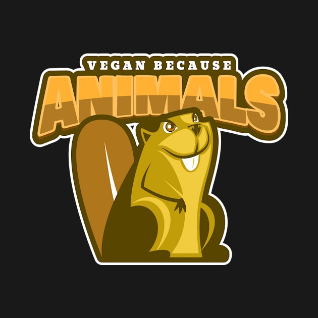 Vegan Because Animal by poc98