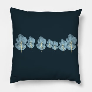 Abstract tree line Pillow