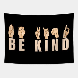 Deaf Ear hearing loss ASL learning - Be Kind Tapestry