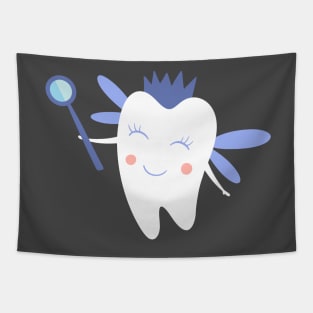 Tooth Fairy on Purple Tapestry