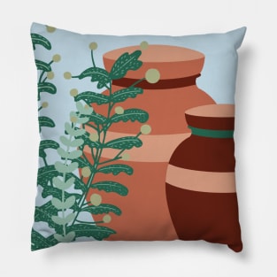 Ferns and Urns, Gardening T-Shirt, Garden Lover, Greenhouse Kit Pillow