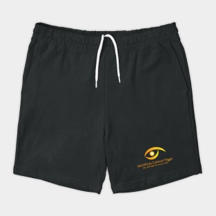 WE C Hope Gold Logo Shorts