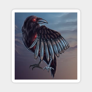 Bio-Mech. Raven (BG) Magnet