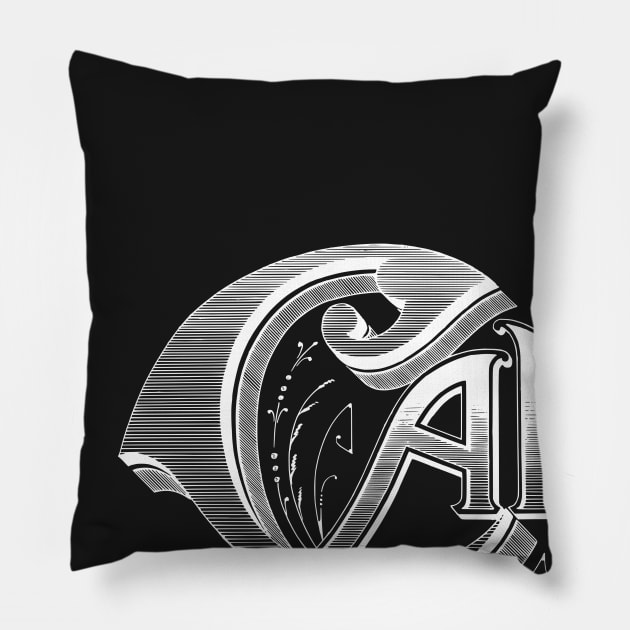 Vintage Camden, NJ Pillow by DonDota