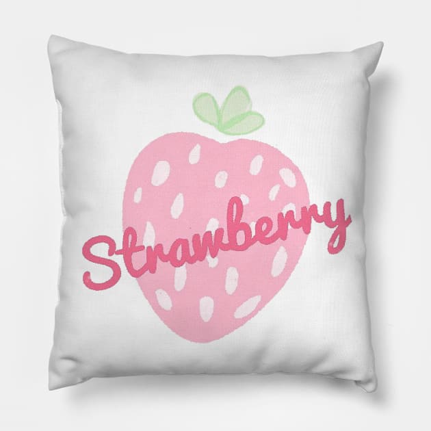 Strawberry Pillow by JustNadia