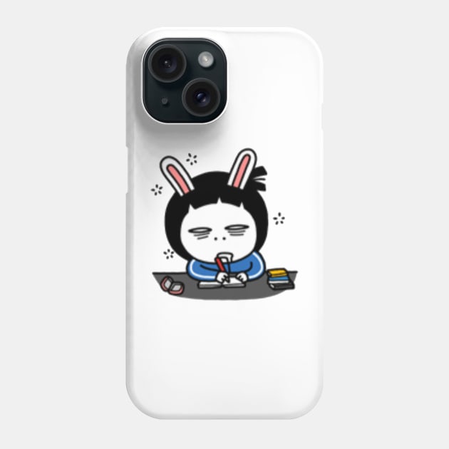 The Hard Life by Hozo - KakaoTalk Friend (Studying) Phone Case by icdeadpixels