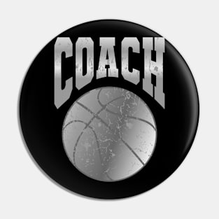 Coach | Basketball Coach | Illustration Pin