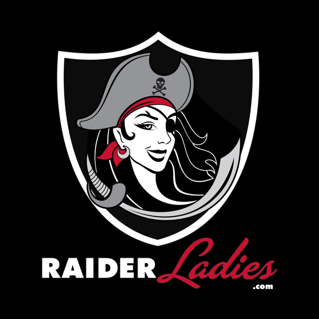 Raider Ladies logo by Raiders Gear - TEEPUBLIC