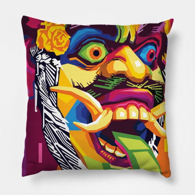 WPAP OGOH - OGOH BALI Pillow by gungsan