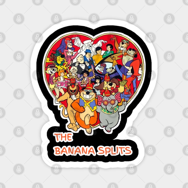 Banana splits t-shirt Magnet by Tomblo