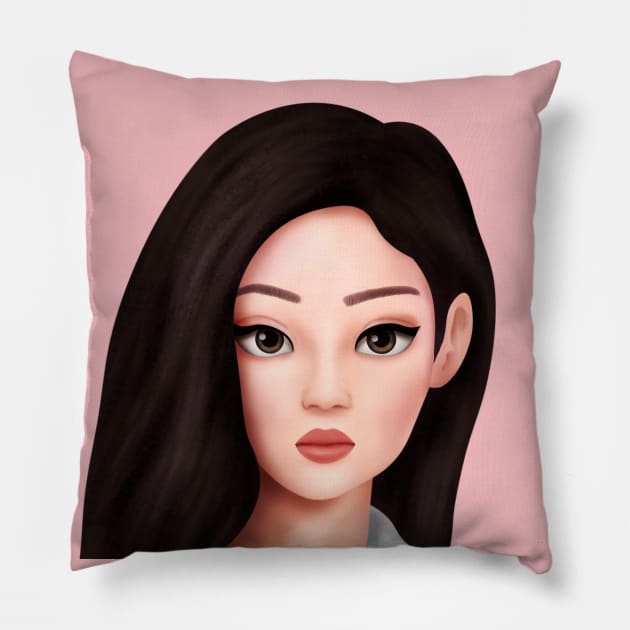 BABY JEN Pillow by misswoodhouse
