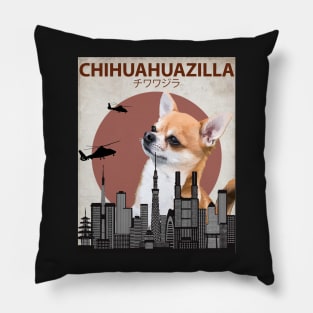 Chihuahuazilla - Chihuahua Dog Giant Monster Pillow