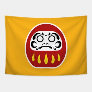 Japanese Daruma Lucky Charm Tapestry