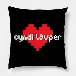 Cyndi lauper -> pixel art Pillow