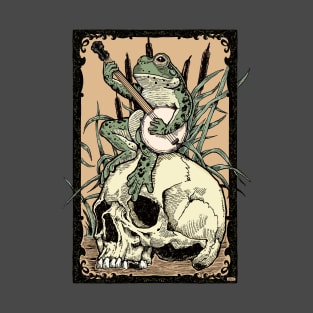 Victorian Frog with Banjo T-Shirt