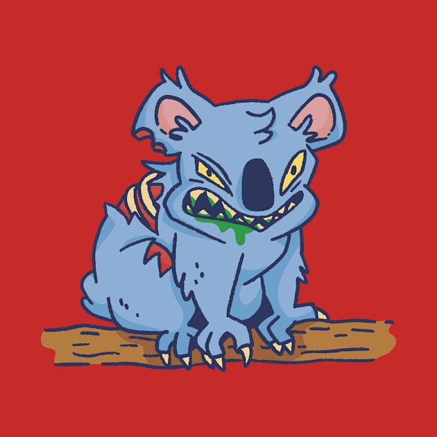 Cartoon Zombie Koala by SLAG_Creative