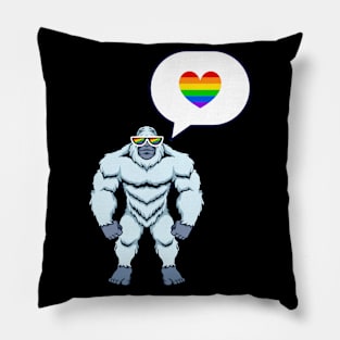 Diversity Pride Love Yeti Pillow