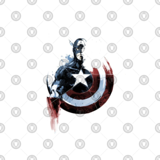 Captain America Shield Marvel Back Superhero Avengers Art Design