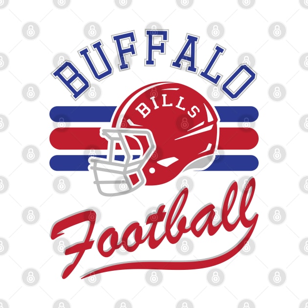 Retro Buffalo Bills Football