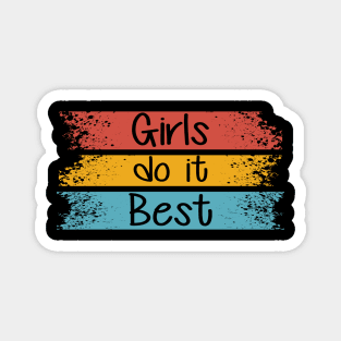 Girl - Girls do it best Magnet