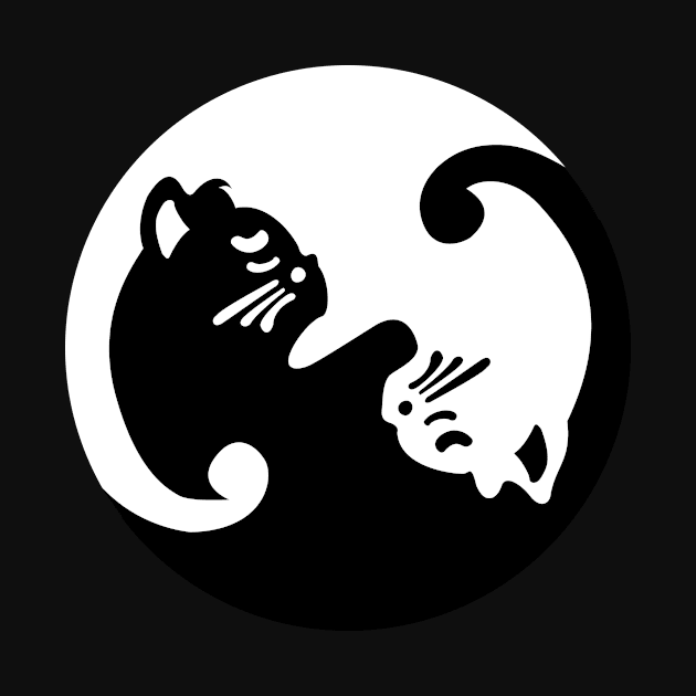 Cat Yin and Yang by JamesCMarshall